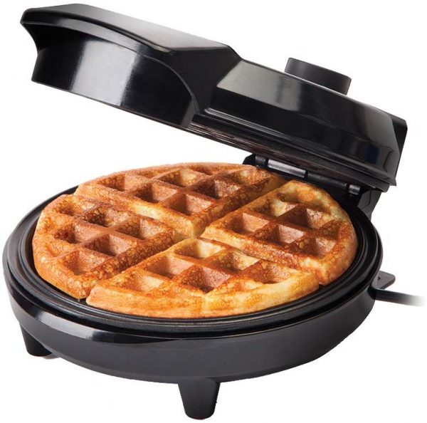 Global Gourmet - American Waffle Maker Iron Machine 700W I Electric I Stainless Steel Mould I Non-Stick Coating I Recipes I Deep Cooking Plates I Adjustable
