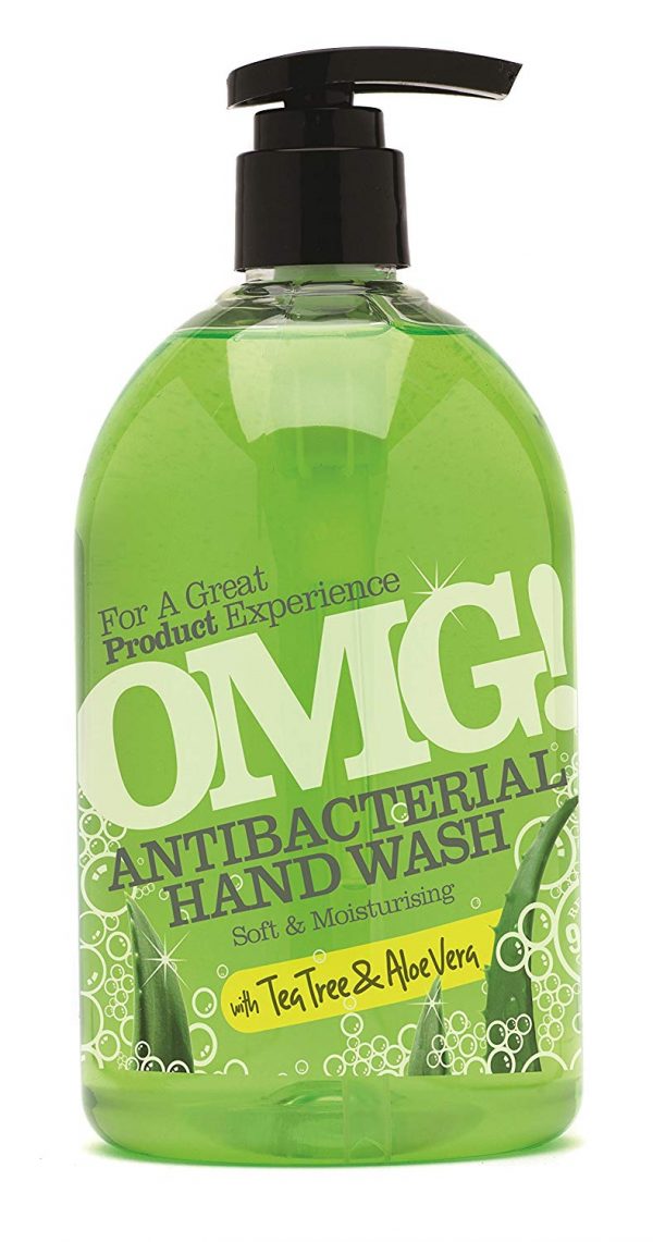 OMG 0604399 Anti Bacterial Hand Wash, Aloe Vera, 500 mL