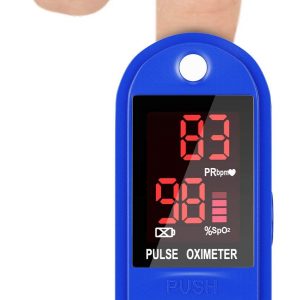 Pulse Oximeter Sp02 Pulse Oximeter Fingertip, Blood Oxygen Saturation Monitor Finger, Heart Rate Monitor for Adult Child