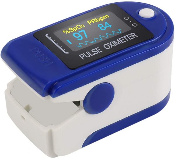 Pulse Oximeter,3 in 1 Pulse Oximeter Fingertip for Adult and Children with SpO2 Pulse Oximeter,Pulse Rate,Perfusion Index,Heart Rate Monitor with Lanyard...