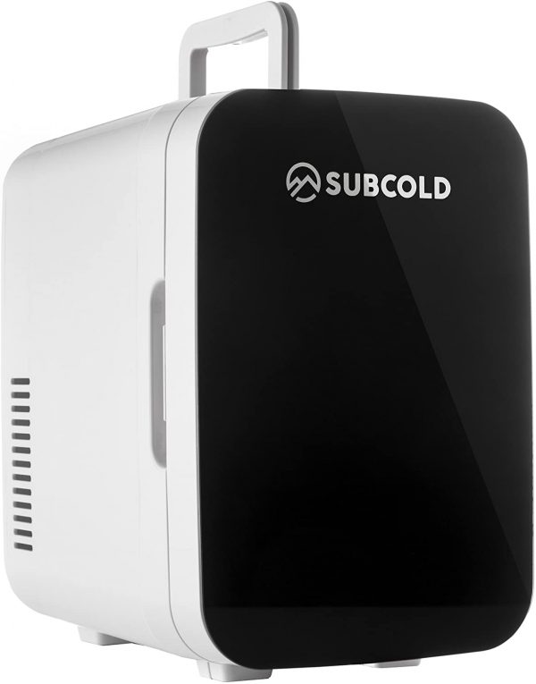 Subcold Ultra 10 Mini Fridge Cooler & Warmer | 10L capacity | Compact, Portable and Quiet | AC+DC Power Compatibility (Black)