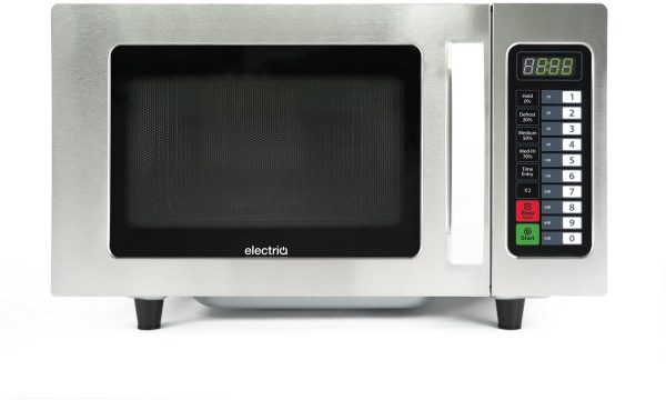 electriQ 25L Commerical Microwave Oven 1000W - Stainless Steel - Commercial Kitchen, Catering Equipment