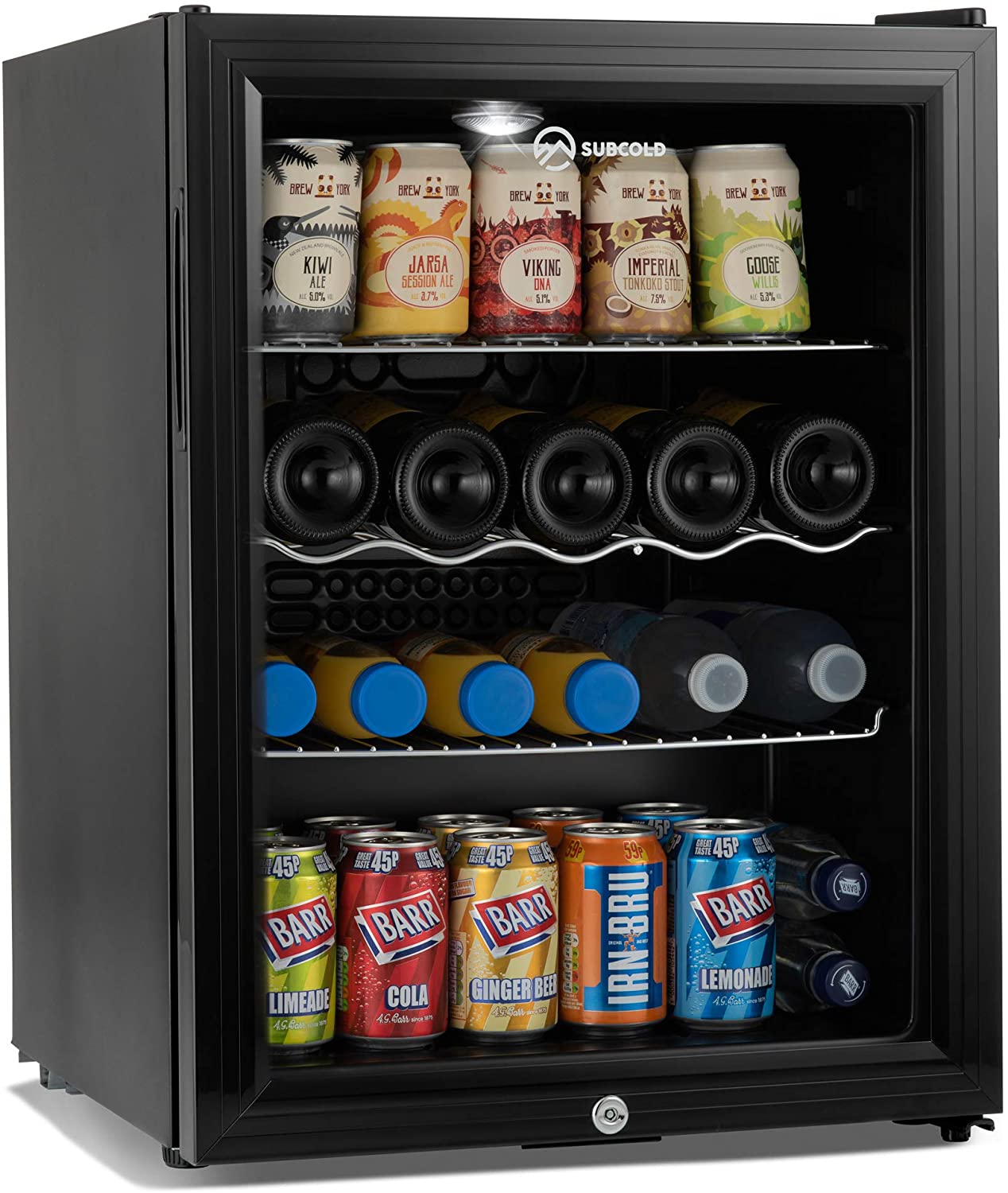 Energy Class A++ Car refrigerator Mini Fridge 25L| Beer Low Energy A++ Wine & Drinks Fridge white 