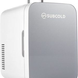 Subcold Ultra 6 Mini Fridge Cooler & Warmer | 6L capacity | Compact, Portable and Quiet | AC+DC Power Compatibility (Grey)