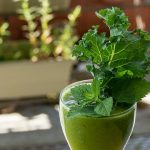 A green smoothie. One of the foods for the Sirtfood Diet.