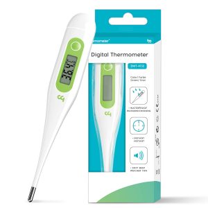 Digital Body Thermometer for Adults Kids & Babies, Fast Accurate Switchable Digital Body Thermometer Green by Femometer