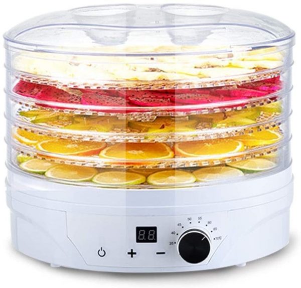 HIZLJJ Dehydrator Commercial Food Dehydrator Machine - Professional Electric Multi-Tier Food Preserver, Meat or Beef Jerky Maker, Fruit/Vegetable Dryer with...