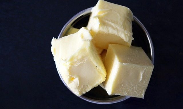 Butter, a source of tributyrin.