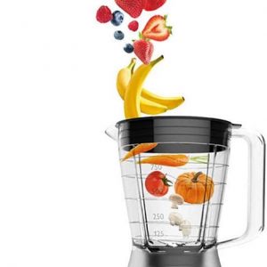Philips Daily Collection Blender, 1.25 Litre, 450W, Black, HR2052/91 [Energy Class A]