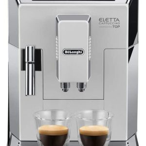De'Longhi Eletta Cappuccino, Fully Automatic Bean to Cup Machine, Espresso, Coffee Maker, ECAM 45.760.W, White
