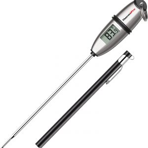 ThermoPro TP02S Digital Meat Thermometer Instant Read Cooking Food Thermometer for Kitchen Smoker Grill BBQ Water Milk Jam Hot Beverage Thermometer Probe