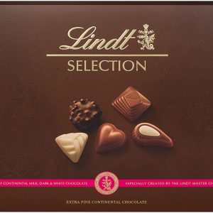Lindt Selection Chocolate Box - 40 Pralines, 428 g - The Perfect Gift of Milk, White and Dark Chocolate