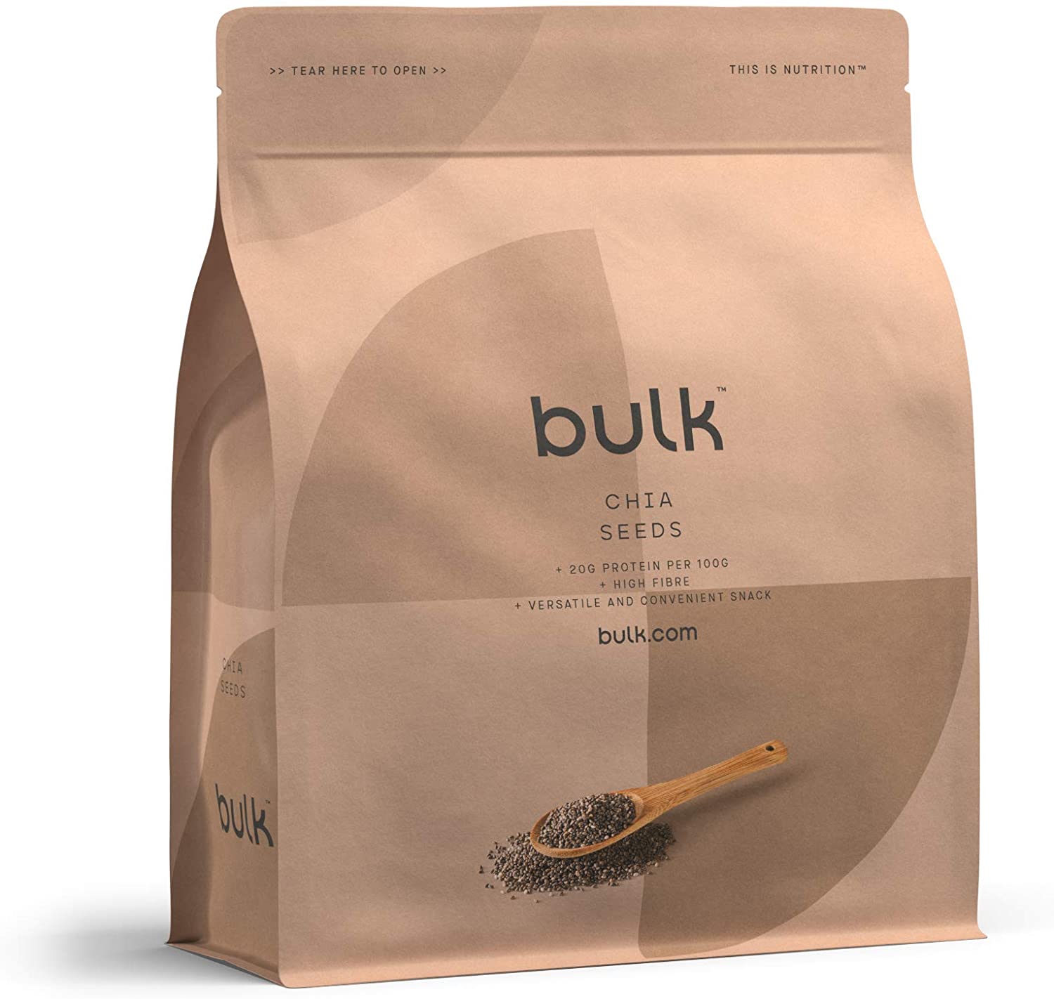 Bulk Chia Seeds, 500 g, Packaging May Vary - FoodWrite