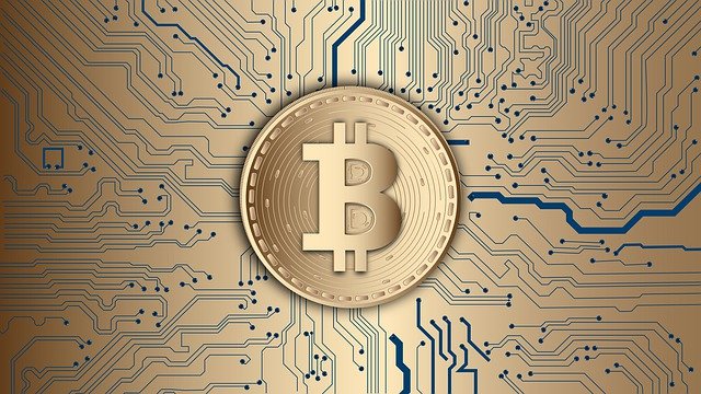 Bitcoin, an example of blockchain technology.