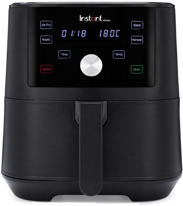 Instant Pot Vortex 4-in-1 Air Fryer 5.7L - Healthy Air Fryer, Bake, Roast and Reheat with 1700W of Power