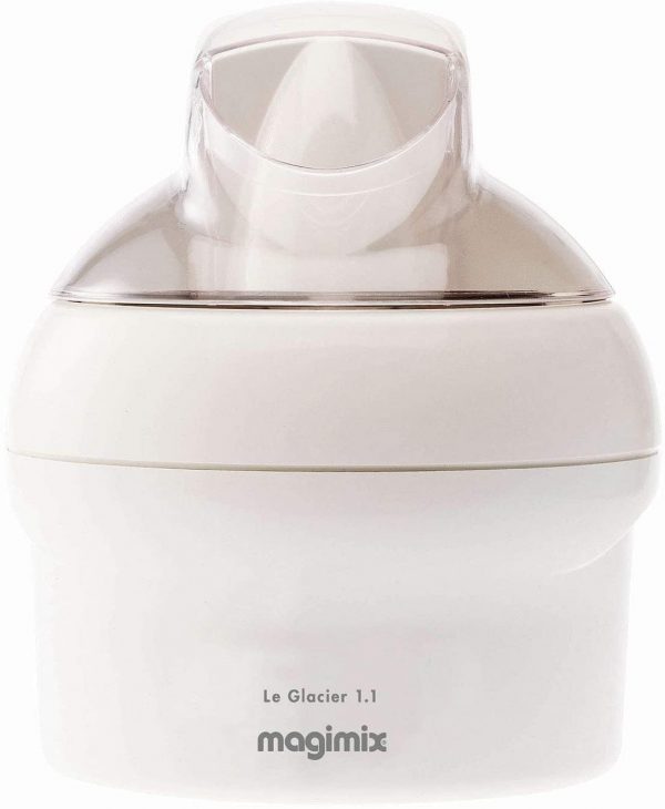 Magimix 11047 Le Glacier Ice Cream Maker, Non-stick, 1.1 liters, White