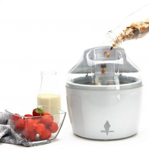 Sensio Home Ice Cream Maker Machine - Gelato Sorbet Frozen Yoghurt Machine Detachable Mixing Paddle - Easy to Operate - Includes Bonus E-Book Recipes - Make...