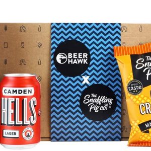 Beer Hawk & Snaffling Pig Selection Box - 5 Beers, A Glass and A Tasty Snaffling Pig Snack