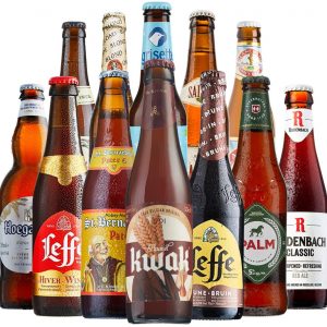 BEER HAWK Belgian Craft Beer Mixed Case - 12 Belgian Beers - Belgian Beer Gift Idea for Any Beer Lover, 3880ml