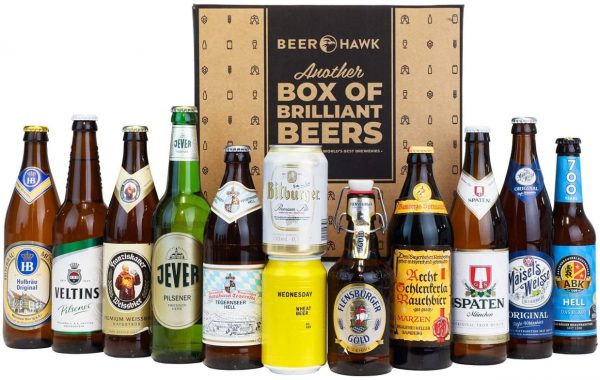 Beer Hawk German Beer Mixed Case - 12 Beers, 5000 ML