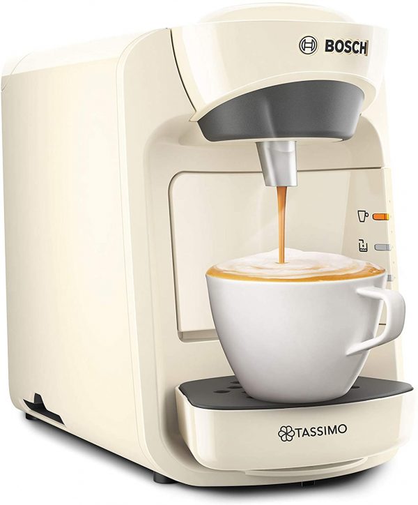 Tassimo Bosch Suny 'Special Edition' TAS3107GB Coffee Machine,1300 Watt, 0.8 Litre - Cream