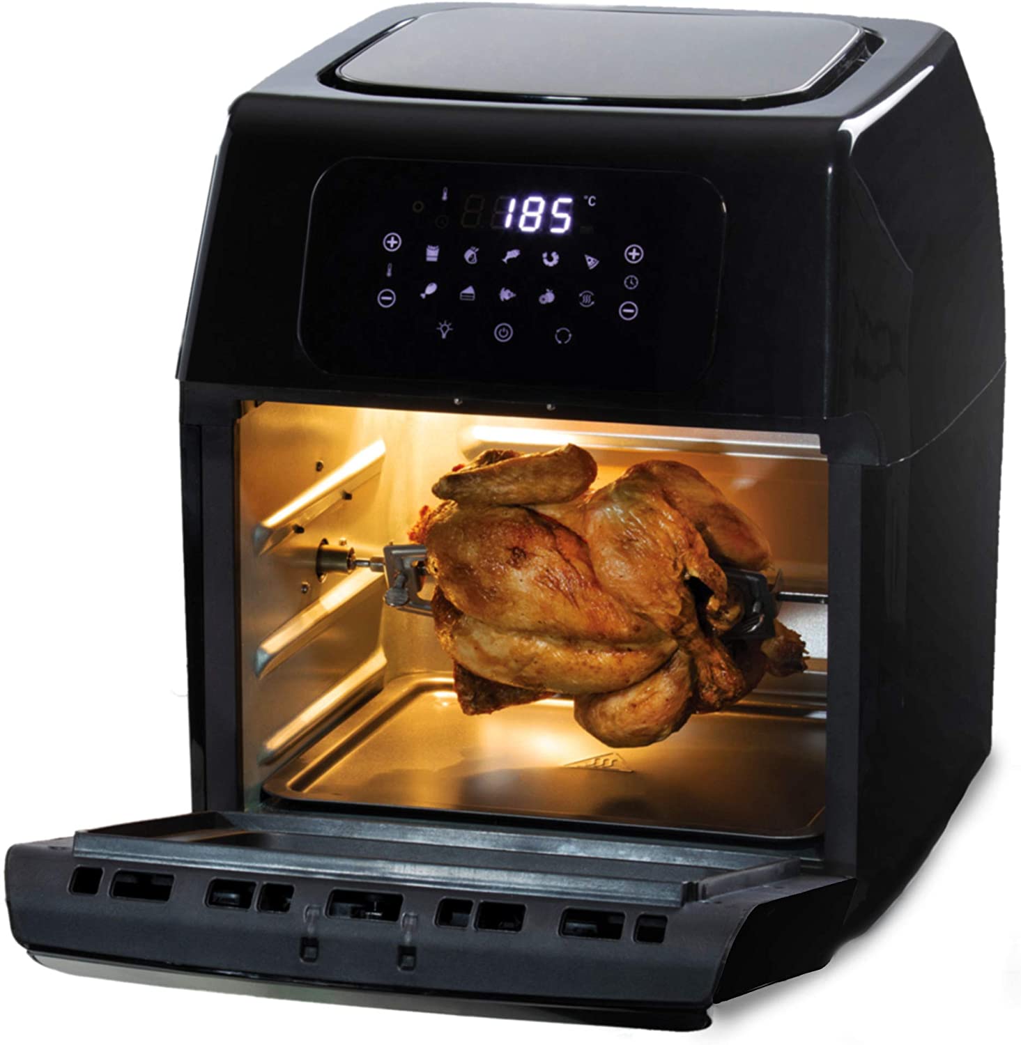 Daewoo 12L Rotisserie Air Fryer Oven with Rapid Air Circulation and