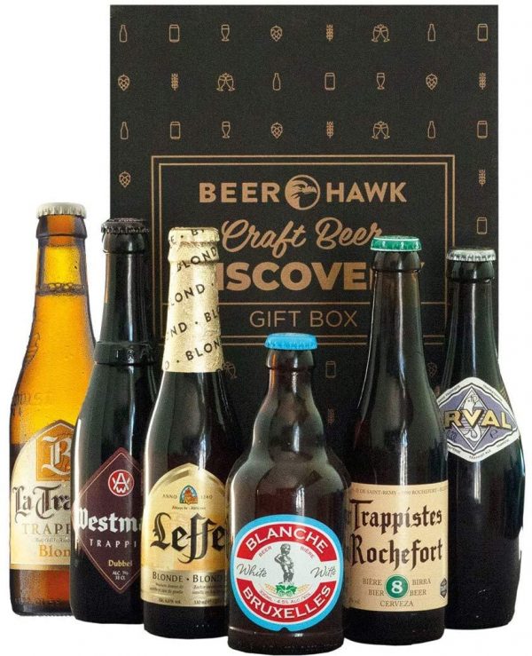 Beer Hawk Belgian & Trappist Discovery Case – 6 Beers - Belgian and Trappist Beer Gift Hamper
