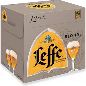 Leffe Blonde Belgium Abbey Beer Bottle, 12 x 330 ml