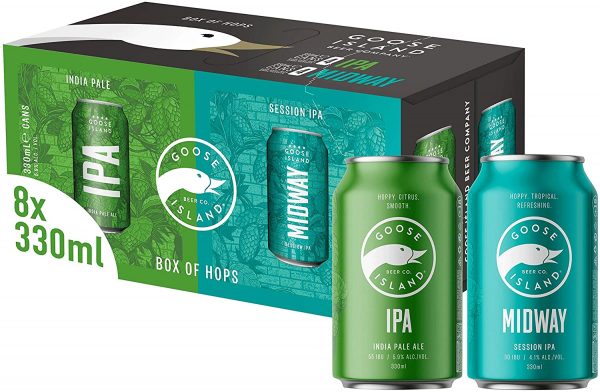 Goose Island Craft Beer Can Variety Pack, 8 x 330 ml