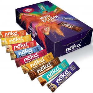 Nakd Mind Blown Fruit & Nut Bar Mixed Case - Vegan Bars - Gluten Free - Healthy Snack, 35 g (Pack of 18 Assorted)