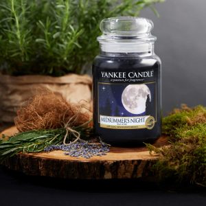 Yankee Candle Scented Candle | Midsummer's Night Large Jar Candle | Burn Time: Up to 150 Hours