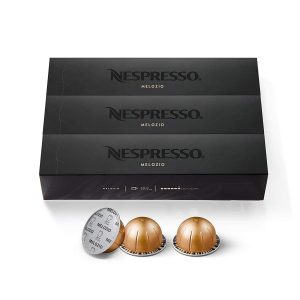 Nespresso Capsules VertuoLine, Melozio, Medium Roast Coffee, 30 Count Coffee Pods, Brews 7.8 Ounce