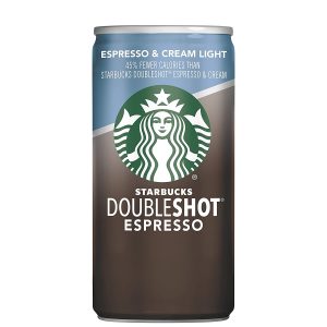 Starbucks Doubleshot, Espresso + Cream Light, 6.5 Ounce, 12 Pack