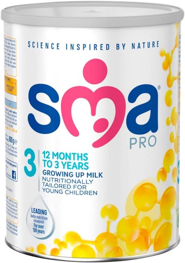 SMA PRO Growing Up Milk 800 g (Pack of 6)
