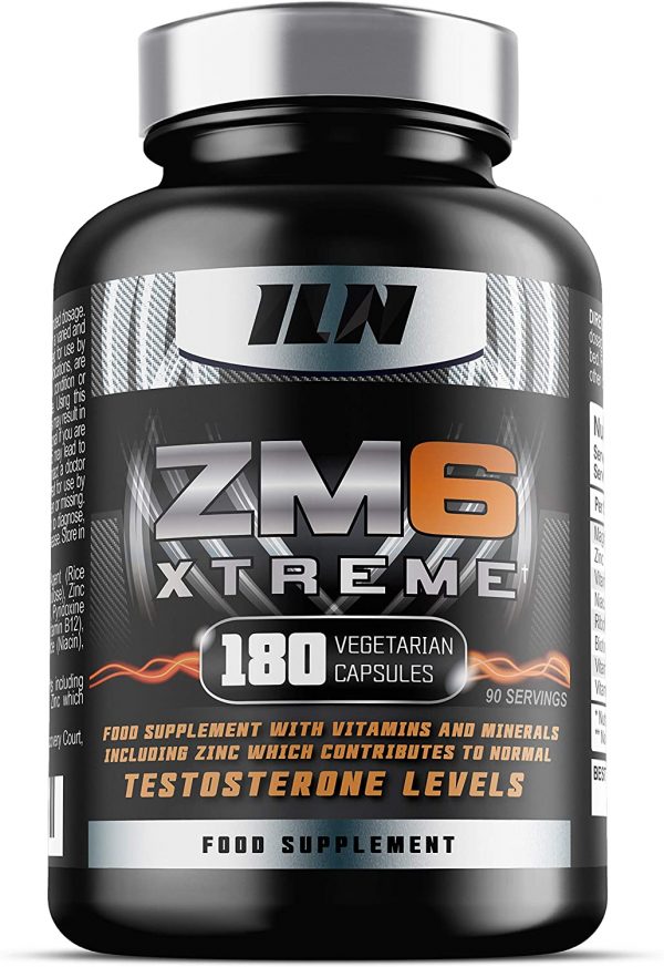 ZM6 Xtreme - High Strength - Zinc & Magnesium which support normal Testosterone Levels, the Immune System and Muscle Function - also features Vitamin D...