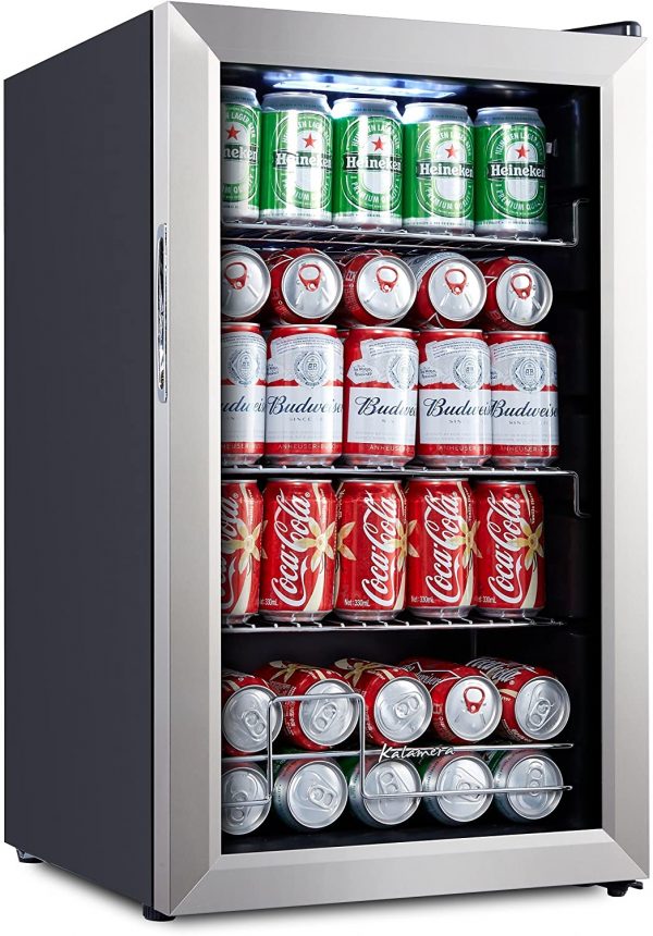Kalamera 93 Can Compressor Beverage Refrigerator