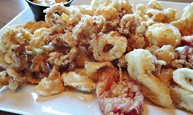 Calamari tempura