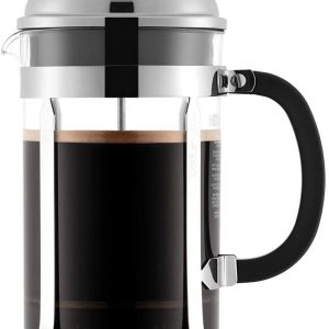BODUM Chambord 12 Cup French Press Coffee Maker, Chrome, 1.5 l, 51 oz