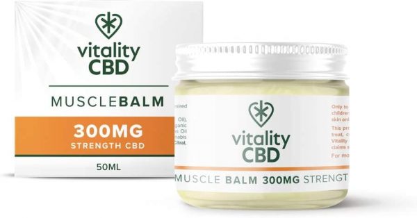 Vitality CBD Muscle Balm, 300mg, Natural, 50ml