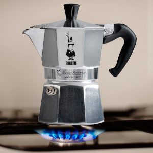 Bialetti Moka Express Aluminium Stovetop Coffee Maker (3 Cup)
