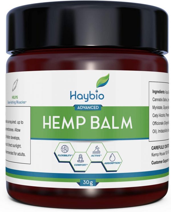 Joint Care Hemp Oil Pain Relief Balm for Muscle & Joint Tension 30,000mg - Helps Back, Knee Joints, Hands and Shoulders Also Helps Support Sciatica & Hip Pain - 30g