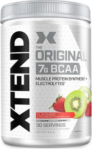XTEND Original BCAA Powder Strawberry Kiwi Splash ​| Branched Chain Amino Acids Supplement | 7g BCAAs + Muscle Supplements | Electrolytes for Recovery |