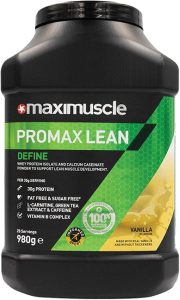 Maximuscle Promax Lean | Whey Protein Sports Supplement Powder for Weight Loss and Lean Muscle Development | Vanilla, 980g - 28 Servings