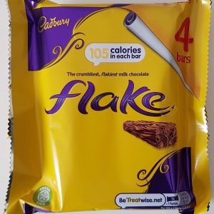 Cadbury Flake Chocolate Bar 4 Pack Multipack 80g