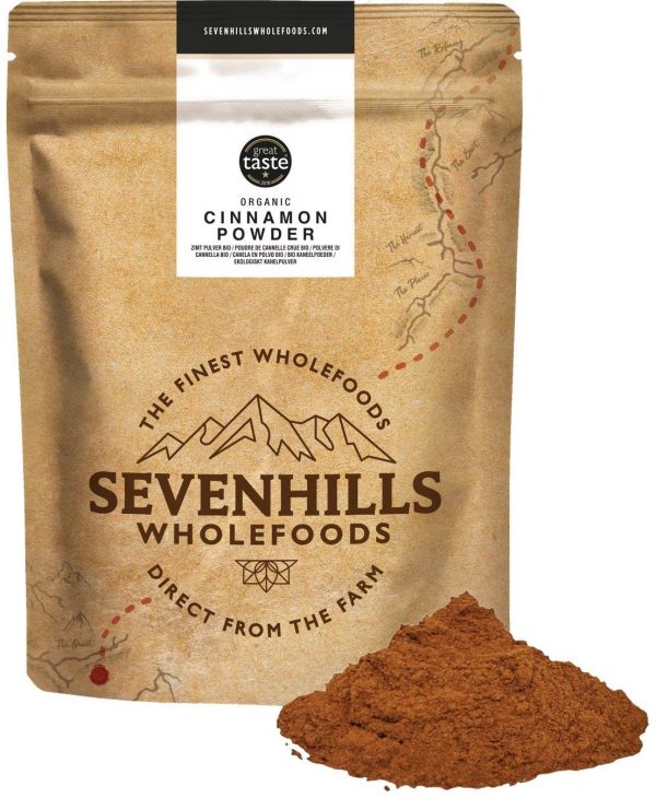 Sevenhills Wholefoods Organic Raw Cinnamon Powder (True Ceylon) 500g