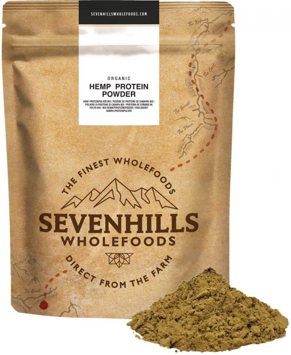 Sevenhills Wholefoods Organic Raw Hemp Protein Powder 1kg