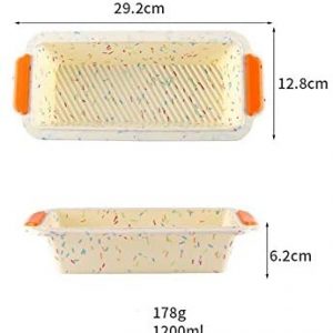 Loaf Tin, Silicone Bread and Loaf Tin, Large Size Bread Baking Tray, Non Stick Baking Tin for Bread and Meat Loaf,