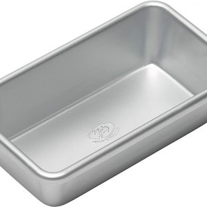 Tala Performance Silver Anodised 2lb Loaf Pan, 210 x 115 x 60mm, Robust Aluminium, Made in England, Superior Even Heat Distribution, Easy Release, Fridge...