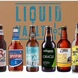 Liquid Vault English Real Ale Mixed Case 8x500ml - A Selection of 8 Real Ales from Badger Brewery, Hawkshead, Salopian, Great Newsome, Allendale, Black...