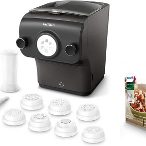 Philips 200W Fully Automatic Pasta Maker with Weighing Function and 8 Moulding Discs